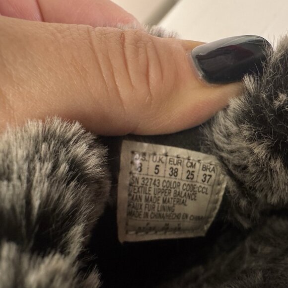 Skechers Bobs Womens 8 Slippers Gray Cozy Cat Nook Bookworm Memory Foam Novelty - Picture 15 of 16